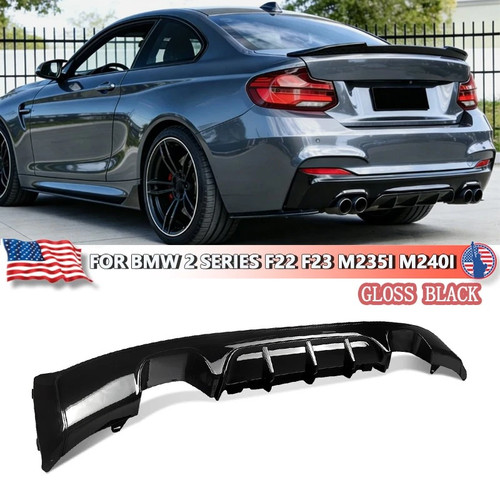 Gloss black rear - gloss, bumper