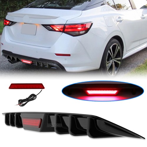 Rear bumper diffuser spoiler - rear,