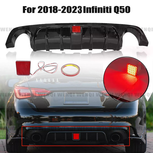 Rear bumper diffuser lip - diffuser,